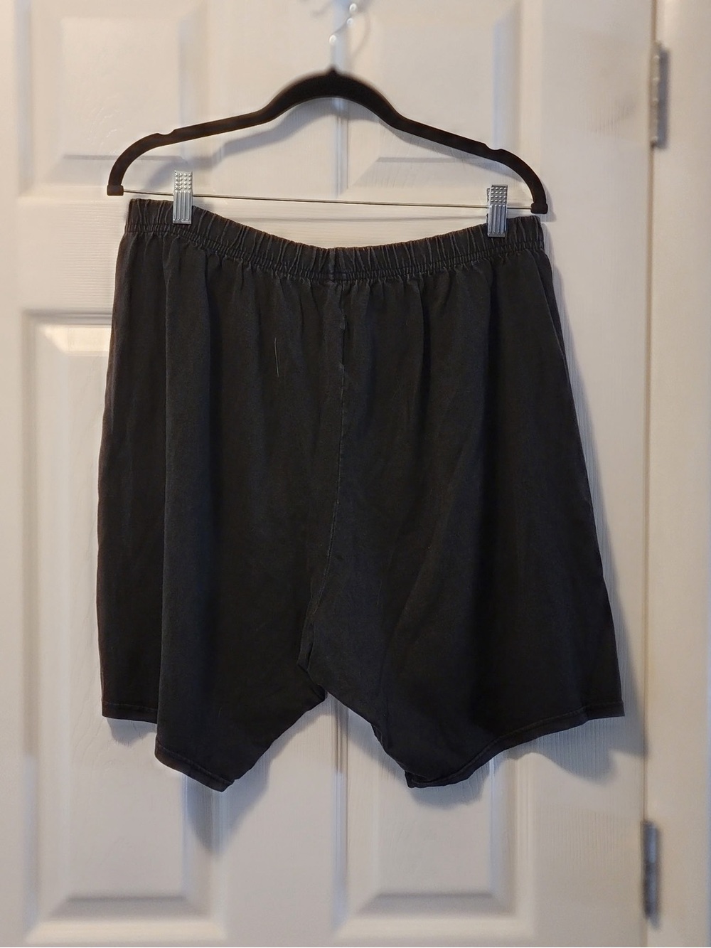 Just My Size Black Women's Bike Shorts with Elastic Waist